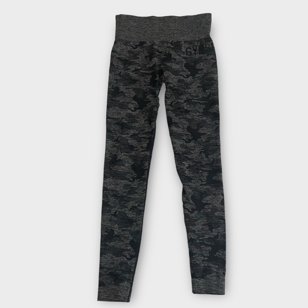 Gymshark Women’s Seamless Leggings Activewear Gym Workout Performance Camo Yoga